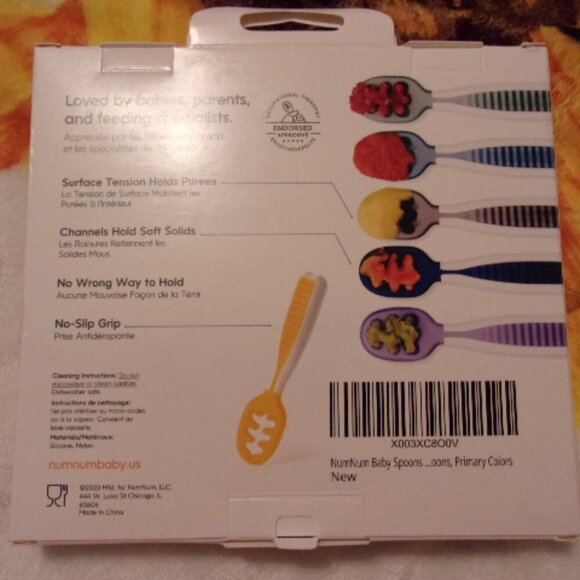 Num Num Gootensil 4 pre spoons New 6+ - Picture 2 of 2
